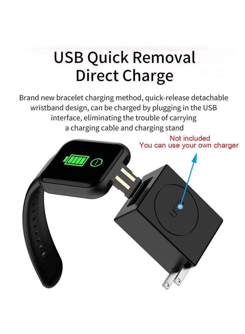 SYOSI Smart Watch, Fitness Tracker 1.44" Touch Screen Fitness Watch with Heart Rate Sleep Monitor, Blood Oxygen,Step Counter Smart Watch for Men Women Activity Trackers Smartwatch Sports for iOS Android - Image 3