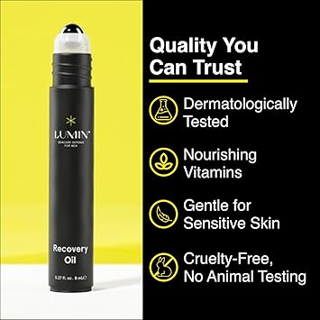 LUMIN Lumin Recovery Oil Hydrate and Repair Dry Damaged Skin Use for Flights and Long Days A face oil stick with squalane argan oil made for maximum skin repair Suitable for all skin types 8ml - Image 3