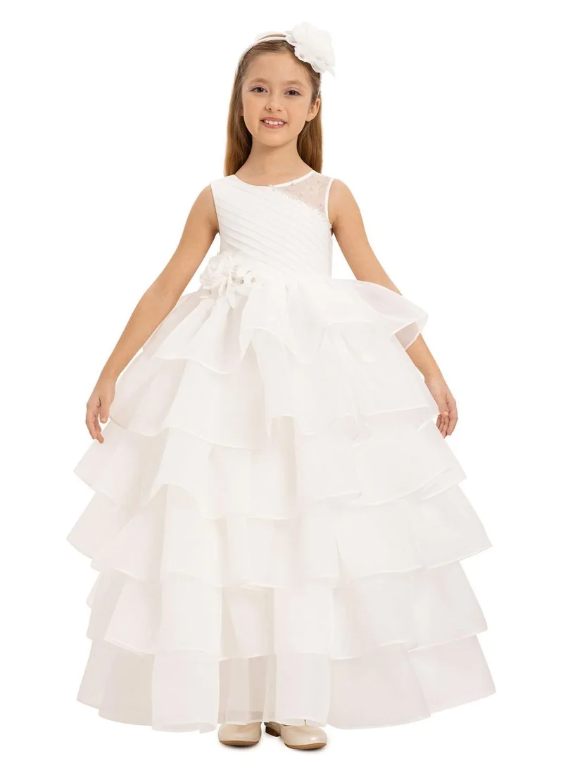 VIA BAMBINO Tiered Ruffle Flower Girl/Party Dress