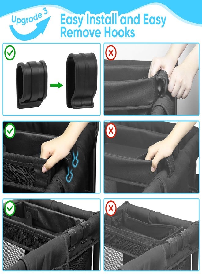 Myvikcar Stroller Snack Tray with Anti-Falling Bottle Holders for Wonderfold Wagon,Waterproof Faux Leather Interior,Easy to Install and Remove( W1,W2) - Image 5