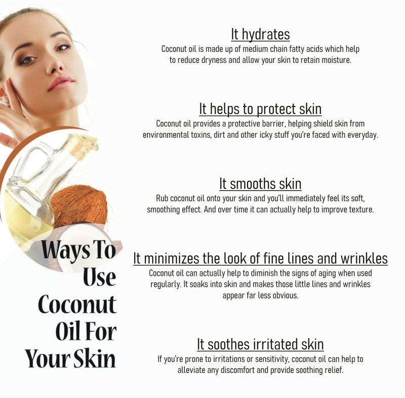 Satvayush Khadi Cold Pressed Coconut Oil - For Skin, Hair Care & Baby Massage Natural Hair Oil - 210 ml (Pack of 1) - Image 2