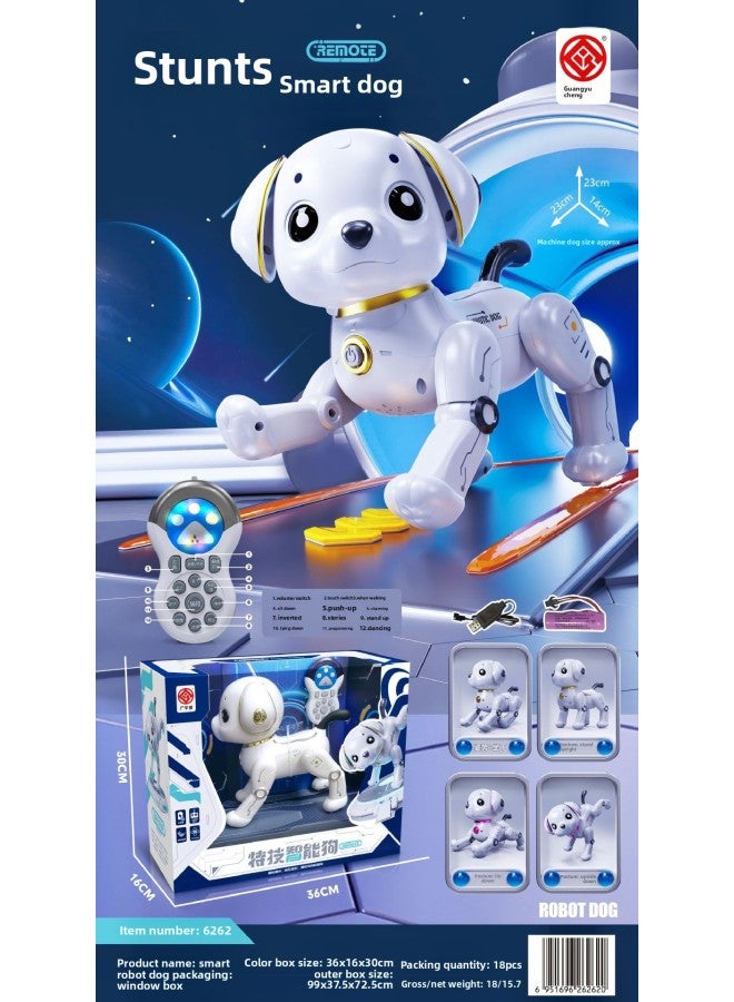 Shuangfeng Mocha Intelligent Robot Dog Yingjia Intelligent Mechanical Dog Guangyucheng Special Effect Intelligent Dog Series-Color:6262 Guangyucheng Stunt Smart Dog  - Image 1