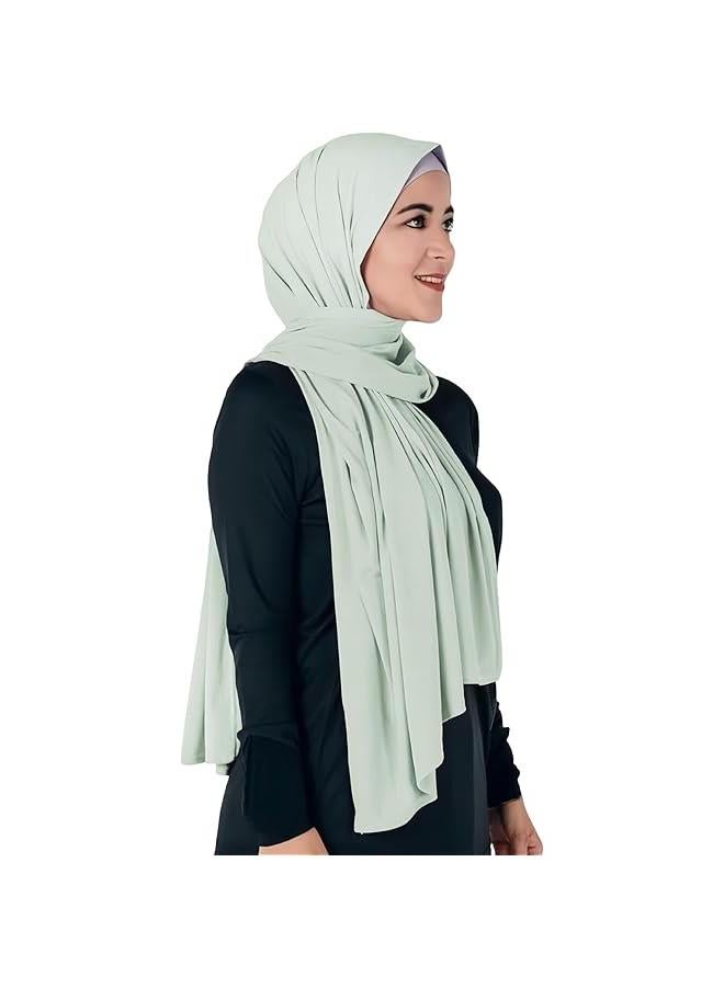 Arabest Premium Maxi Hijab Head Scarf Wrap in Non-Transparent Jersey Fabric for Muslim Women