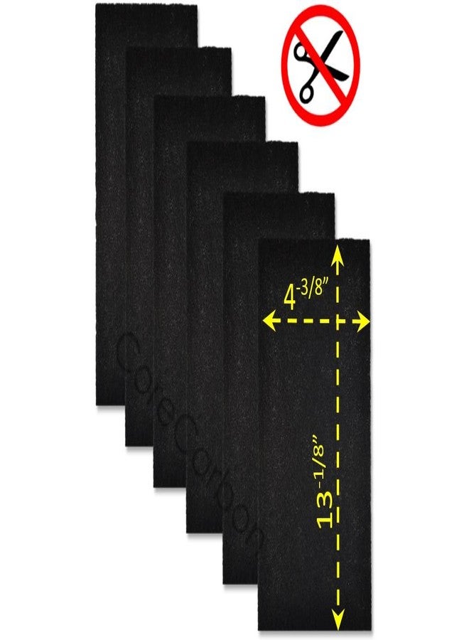 CoreCarbon 6-Pack Exact Fitment Carbon Pre-Filter Designed to Fit Honeywell Model HTT-022, Pet CleanAir HHT-013-HD, HHT-016-MP and HEPAClean Models HHT-011, 16200 - Image 2
