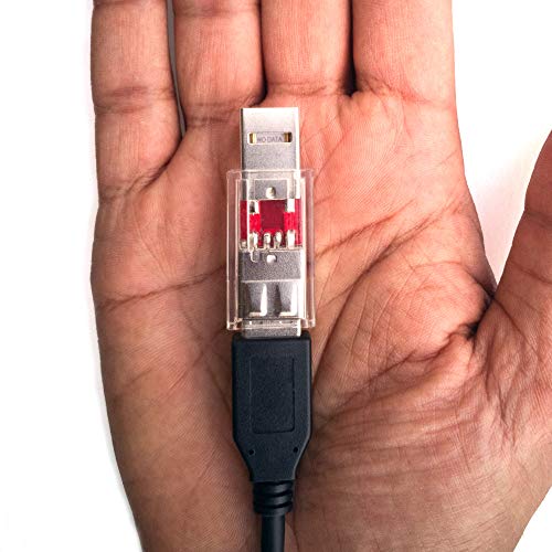 PortaPow USB Data Blocker - Protect Against Juice Jacking (Transparent, 2) - Image 3