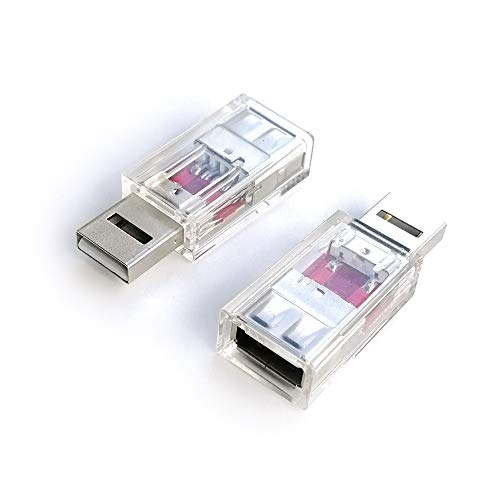 PortaPow USB Data Blocker - Protect Against Juice Jacking (Transparent, 2) - Image 2