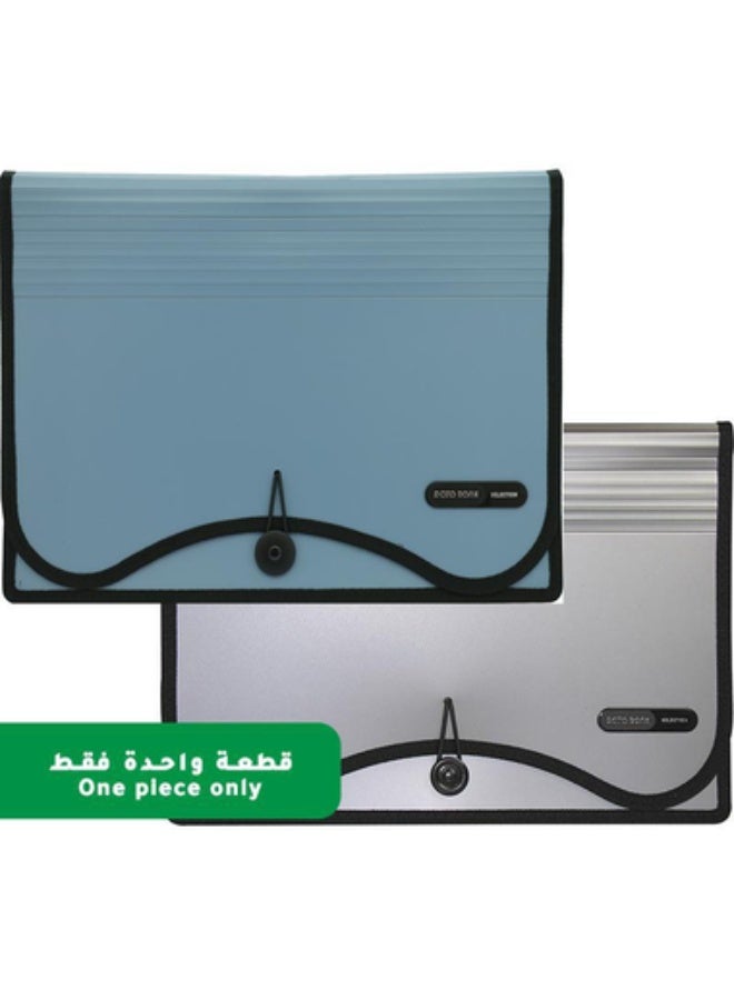 Data Bank Expanding File with Division A4Single Pocket Assorted Color - Image 1