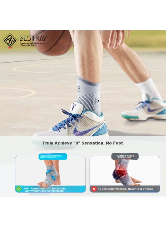 Bestray Baisirei Ultra-thin Ankle Brace, Sprain Protection, Post-injury Sports, Basketball, Ankle Support, Lightweight Ankle Guard - Image 3