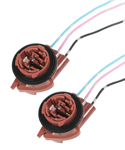 bylikeho 2PCS Turn Signal SocketTail Light SocketCar Accessories Brake Light Socket PreWired Harness Sockets3156 3157 LED Bulb AdaptersCompatible with Turn Signal LightDRL LampsBrakeTail Light - Image 1
