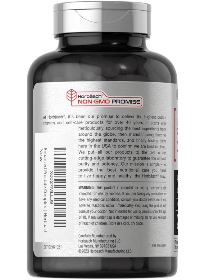 Horbäach Horbaach Prostate Supplement for Men | 200 Capsules | Enhanced Complex with Saw Palmetto, Pygeum, Stinging Nettle | Non-GMO and Gluten Free  - Image 3