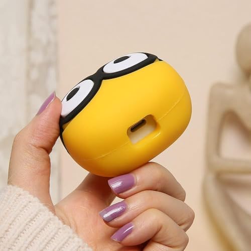 CERLINK Cable Protector for Apple iPhone Charger 20W/18W Type C, 3D Cute Cartoon Case Adaptor Cover Full Cable Connection Protectors Protective Protection Wire Sleeves Guard (Minion) - Image 2
