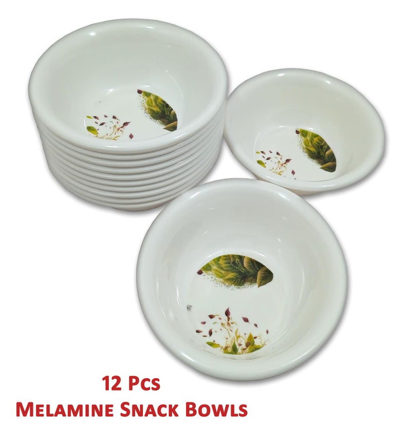 Inpro Serve in Style with Our 12 Piece Melamine Vegetable Bowl - Perfect for Dinners, Ramen Nights, Serving as Vegetable Bowl and More! - Image 4