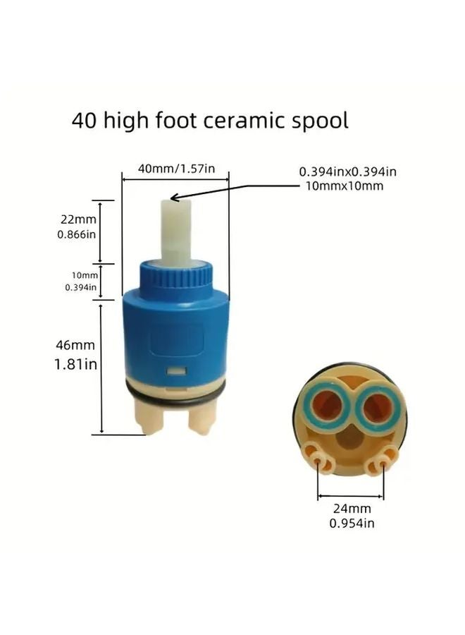 40 نموذج صمام خلط مياه ثنائي الاتجاه مع حلقتين مانعتين للتسرب، قطع غيار إصلاح لحوض المطبخ - Image 4