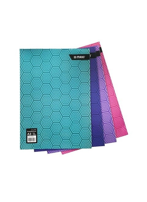 Maxi A3 Drawing Book – 110 GSM, 20 Sheets, Assorted Colors