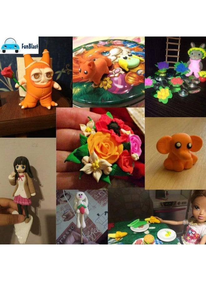 FunBlast Foam Putty Clay or Dough for Kids, Activity Clay Toys - (12 Pcs Clay Toy; Random Color) - Image 5