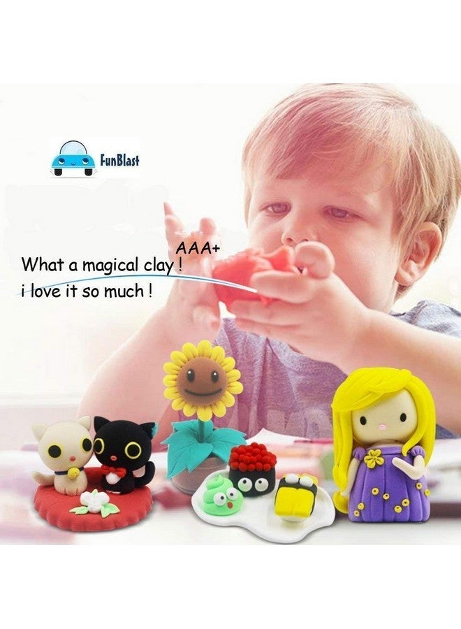 FunBlast Foam Putty Clay or Dough for Kids, Activity Clay Toys - (12 Pcs Clay Toy; Random Color) - Image 3