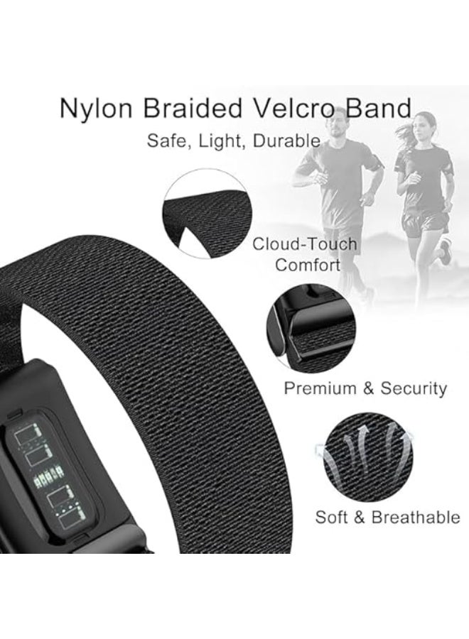 Nylon Sport Band Compatible with Whoop Band 5.0 (One,Peak) Strap Men Women with Bumper Case, Breathable Nylon Adjustable Waterproof Replacement Wristbands Straps for 5.0 - Image 4