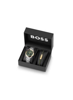 HUGO BOSS HUGO BOSS WATCH ROUND ANALOG MEN'S OLIVE GREEN CASE WATCH - 1570179  - Image 3