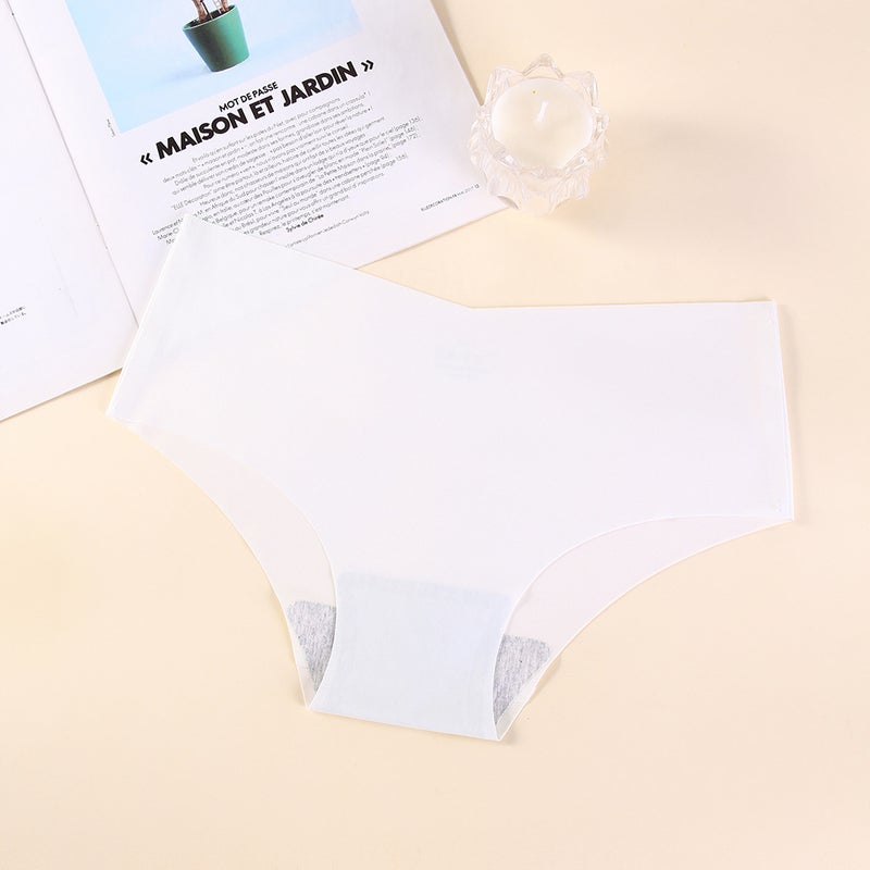 Plus Size Seamless Panties 2024 Bikini Cut Yoga Sports 8040 brown/brown  - Image 4