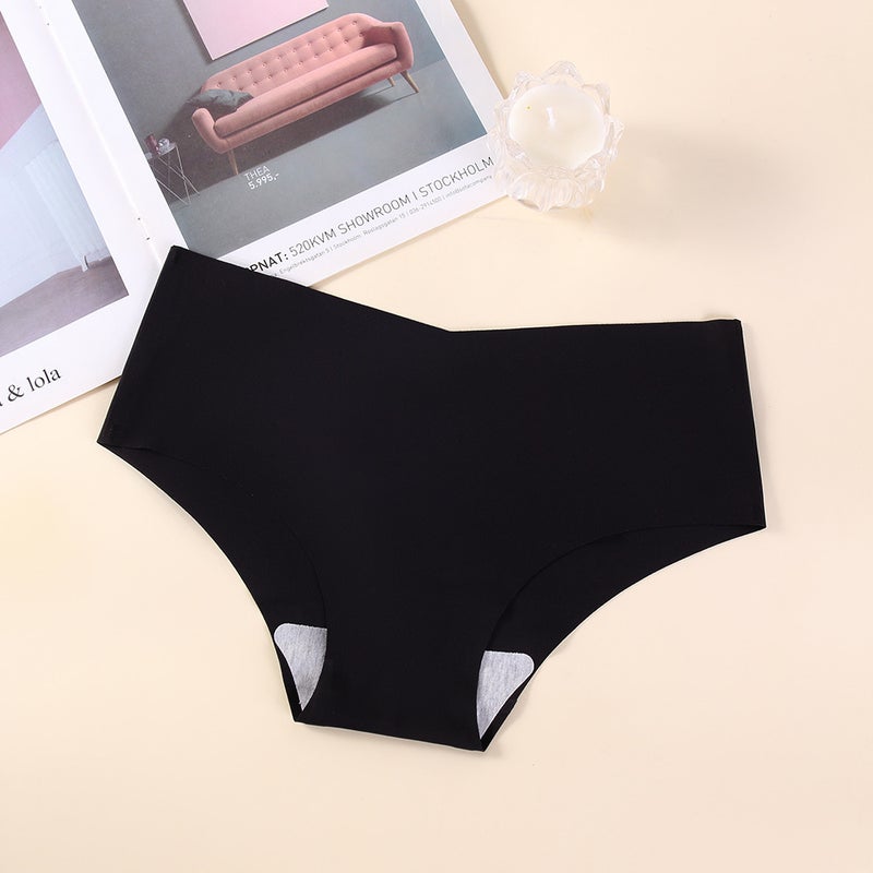 Plus Size Seamless Panties 2024 Bikini Cut Yoga Sports 8040 brown/brown  - Image 3