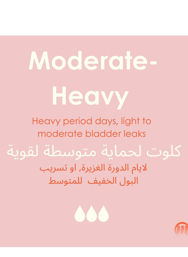 Modibodi - Classic Bikini - Moderate-Heavy Absorbency - Period Protection Underwear for Women - Image 1