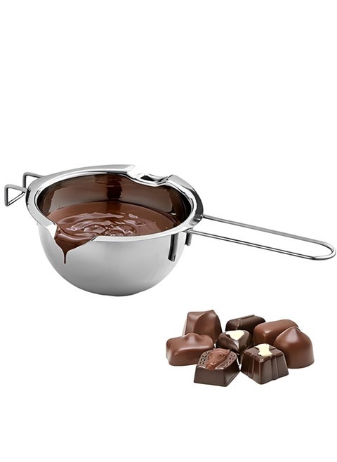 Stainless Steel Double Pot,kitchen Melting Pot Baking Tools,304 Chocolate Melting Pot For Melting Chocolate,butter,cheese, Caramel And Candy (600ml,3 Cup Capacity,20oz)