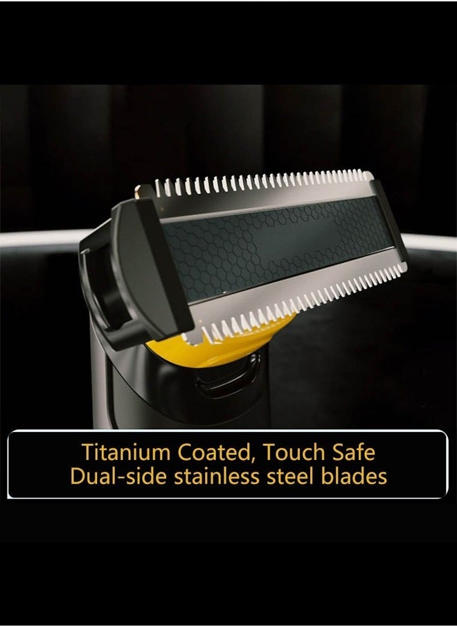 Generic Body Trimmer for Men, Body Shaver, Electric Clipper, Hair Cutter, Bath Shaving, Battery-Powered, Multiple Positioning Combs, Lightweight, Long Battery Life, Safe to Use  - Image 2