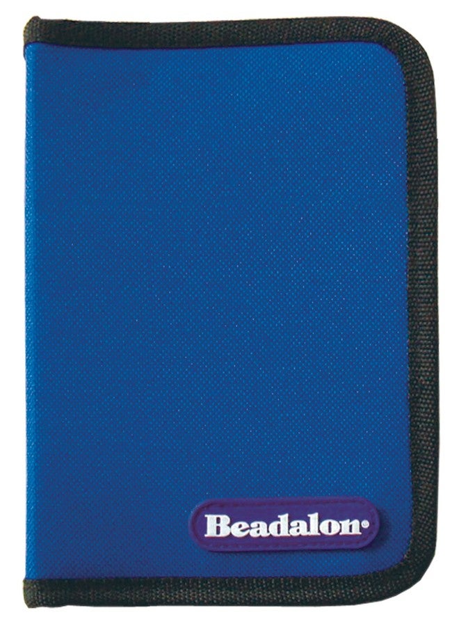 بيدالون حقيبة أدوات Beadalon بسحاب أزرق اقتصادي - Image 1