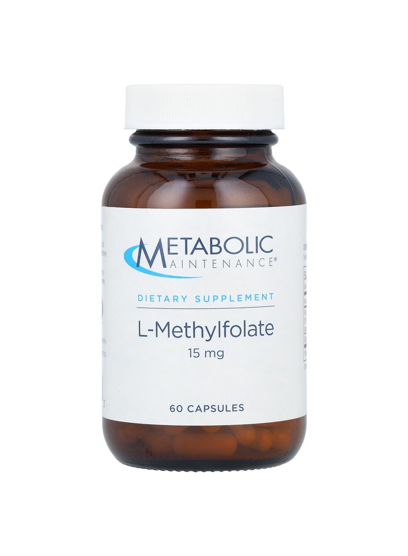 Metabolic Maintenance L-Methylfolate, 15 mg, 60 Capsules