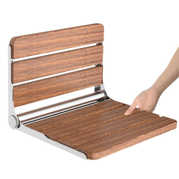 FOLDING SHOWER SEAT WALL MOUNTED,FOLD UP SHOWER STOOL,SHOWER CHAIR FOLDABLE,FOLD DOWN BATHROOM STOOL FOR ELDERLY DISABLED ADULTS