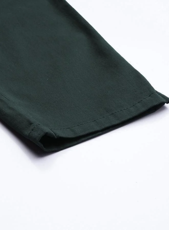 The Indian Garage Co  Men Slim Fit Solid Cargo for Men | Best Price UAE