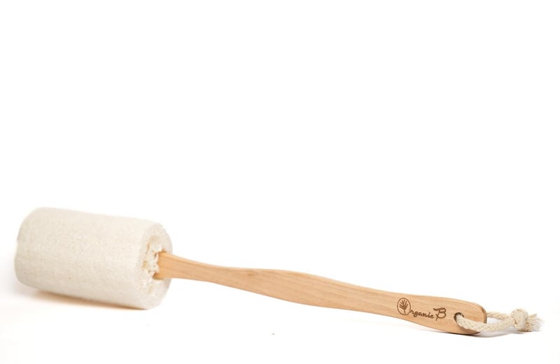 Organic B Natural Loofah with Wooden Handle - Image 4