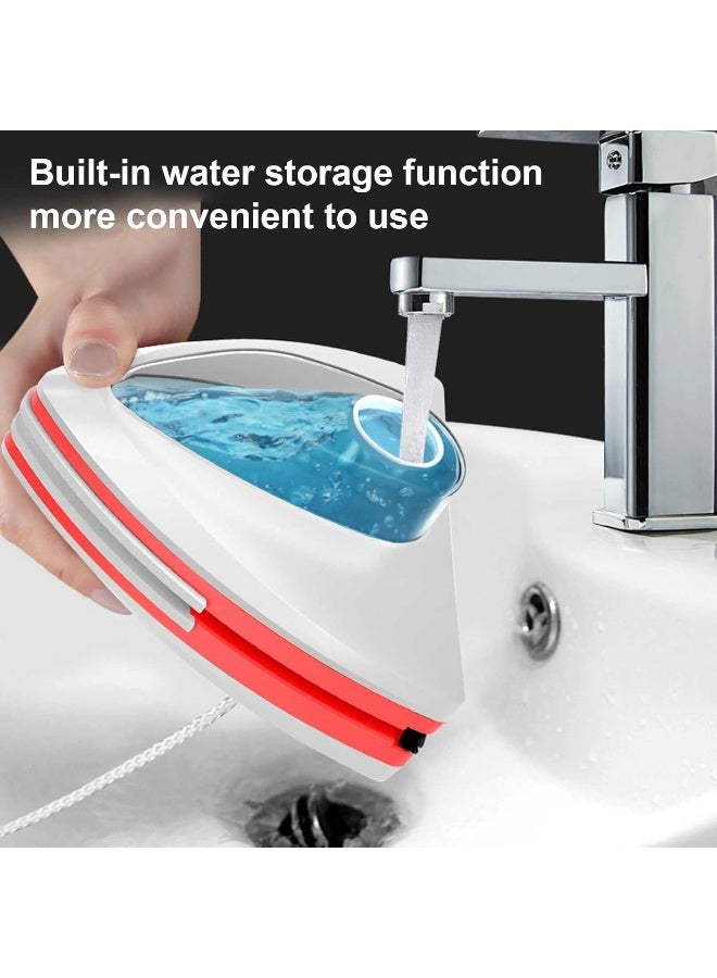 Window Squeegee Glass Cleaner Wiper Magnetic Cleaning Tools Washing Cleaning Brush Use for High-Rise Building Windows with Water Injection Function - Image 3