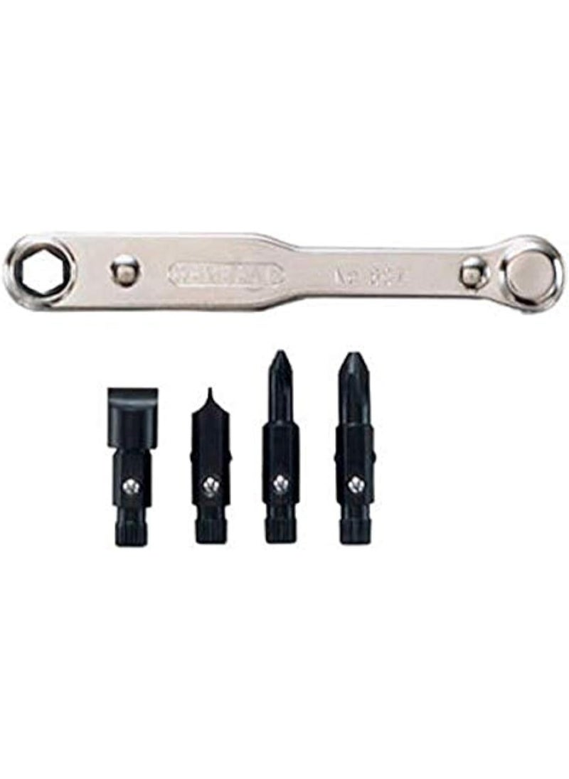 General Tools General Tools 8071 Five-Piece Ratchet Offset Screwdriver Set 