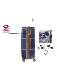 pierre cardin Hardside Luggage Classic Leather Collection Large Size  - Image 4