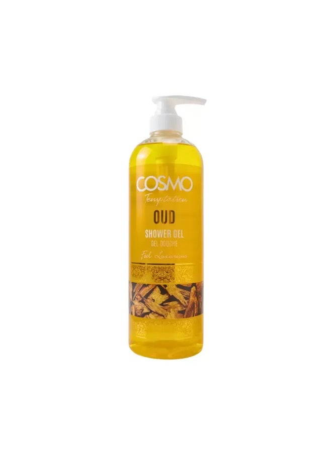 COSMO Cosmo Temptation Oud Shower Gel Feel Luxurious- 1000ml  - Image 1