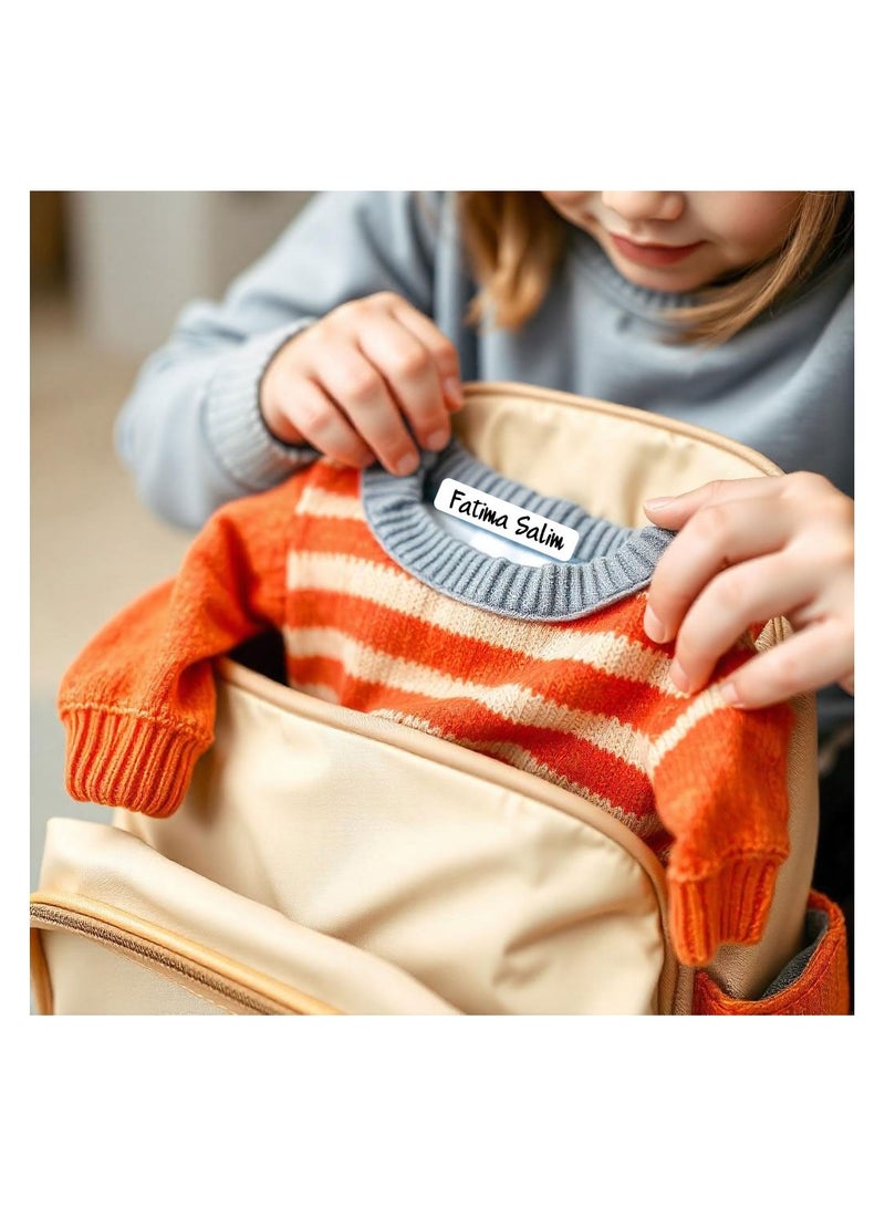 Generic 60 Name Labels for Kids School Clothes, Iron on Labels for Clothes, Waterproof Clothing Stickers, Name Label Sticker | Waterproof Kids Stickers - Image 5