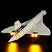 GEAMENT LED Light Kit Compatible with Lego Concorde Lighting Set for Icons 10318 Model Set Not Included - Image 3