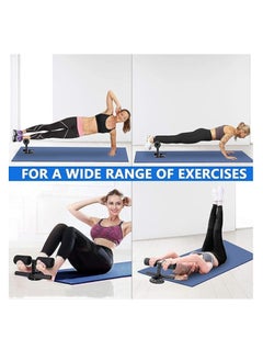 SportQ SportQ Floor Sit Up Bar - Portable Sit Up Aid Device with 2 Suction Cups and 4 Adjustable Levels, Strong Self Adhesive Bar for Home Exercise  - Image 2