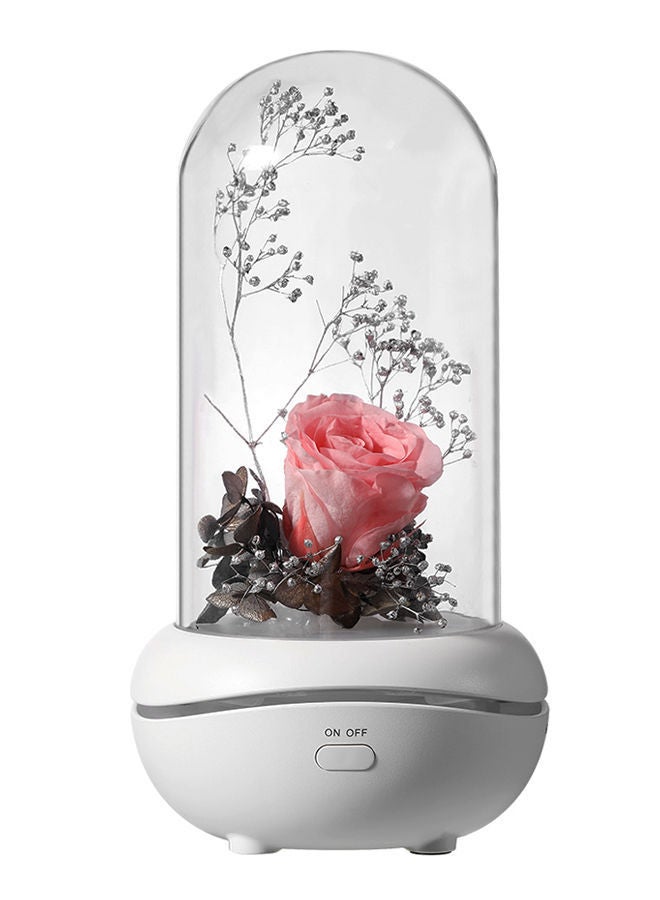 NIBEMINENT Rose Lamp Aromatherapy Machine Oil Diffuser Multicolour 172 x 93mm - Image 1