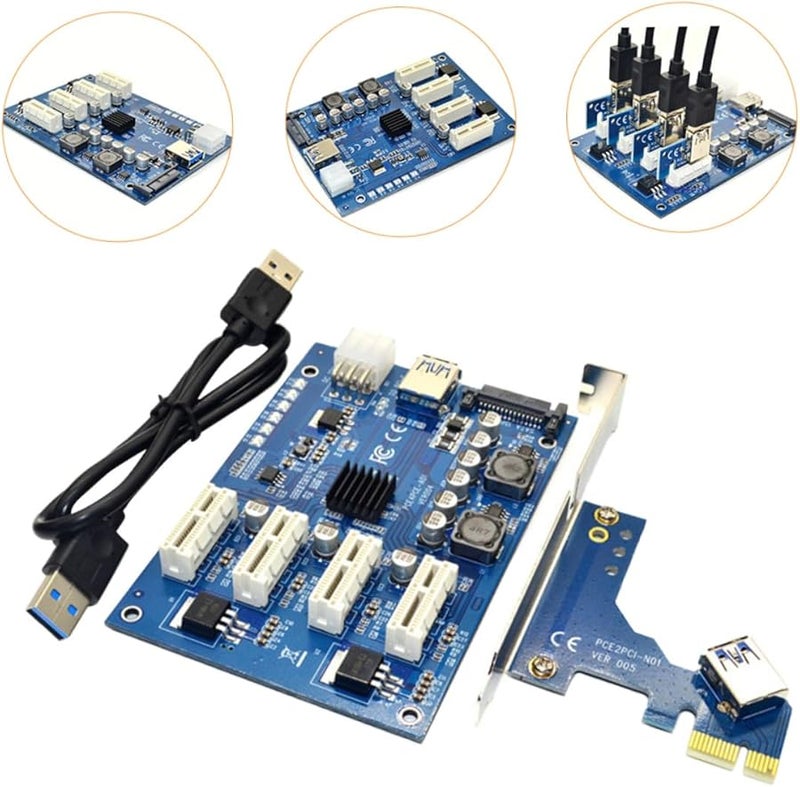 PCIe Expansion Kit Multi Interface Adapter Card with High Speed Support for Desktop Graphics Cards - Image 4