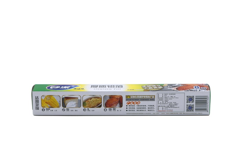MF26 Miaojie Heavy-duty Aluminum Foil 30cm×8m, 8011-0 Raw Material, Central Serrated Design, Even Heat Conduction, Tear & Leak Resistant - Image 5