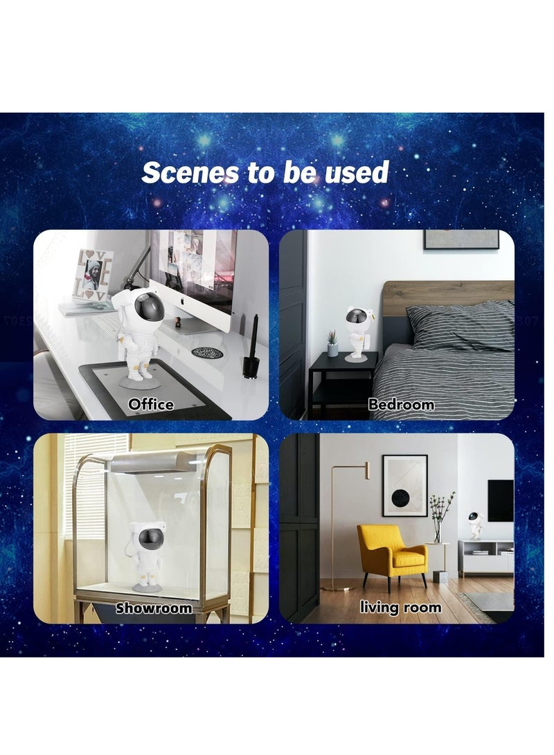 ELTRAZONE أضواء النجوم المتحركة، ديكور غرف الأطفال الجمالي، بروجيكتور نجمية نيبولا غالاكسي، ضوء ليلي مع تحكم عن بعد وتوقيت ورأس مغناطيسي دوار 360°، أضواء - Image 2