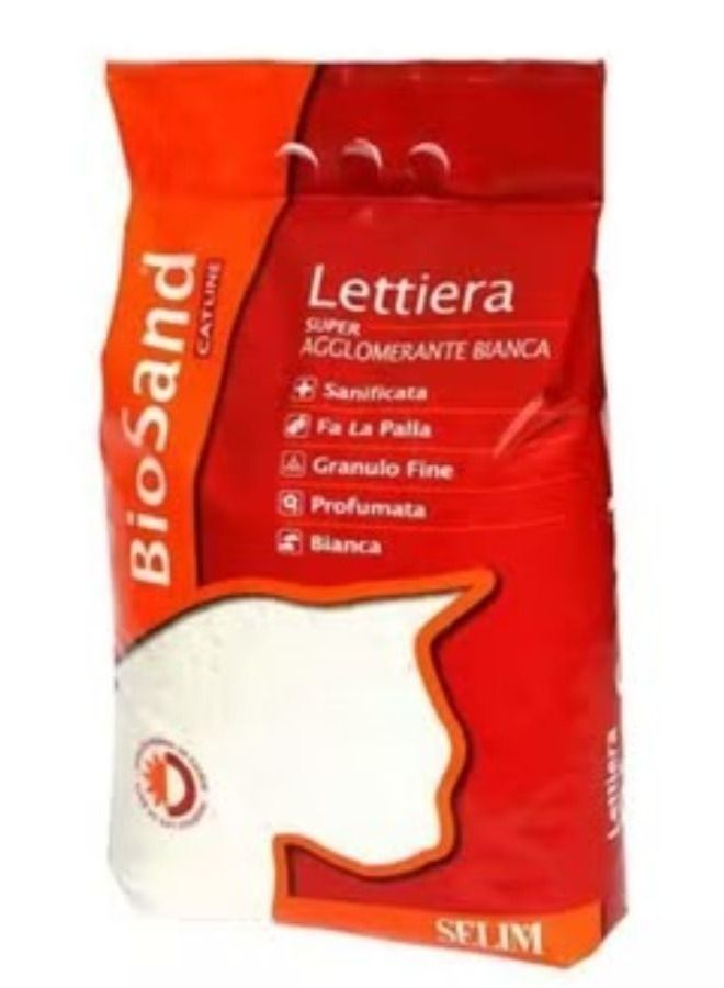 بيوساند بيو ساند رمل ايطالي ناعم للقطط عالي التكتل 10L