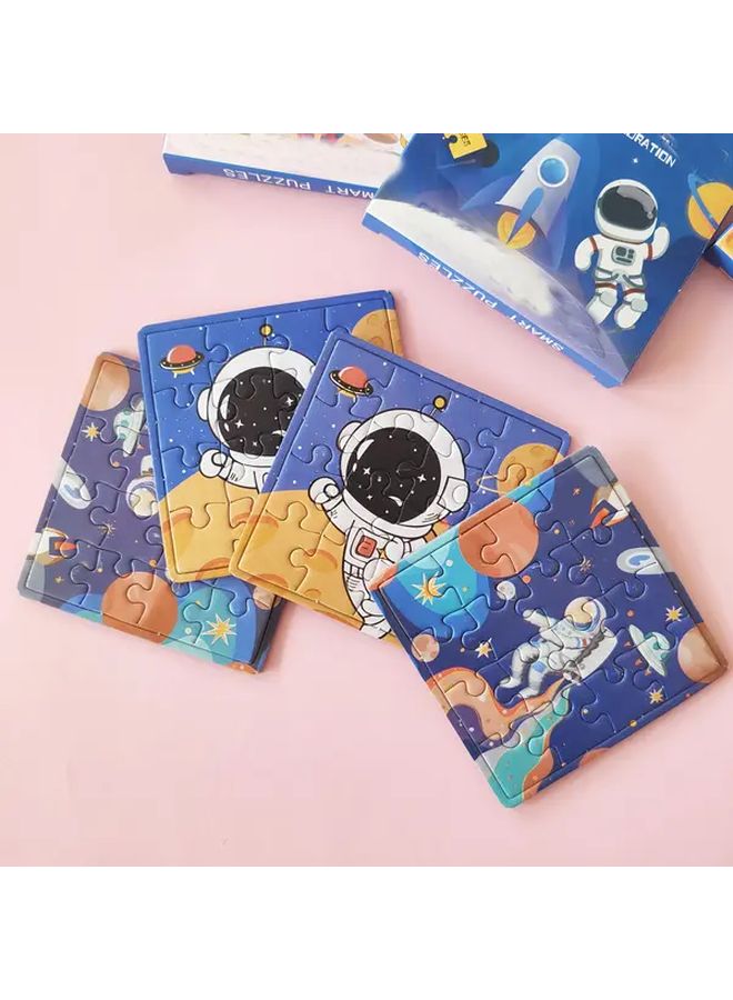 12pcs Space Exploration Paper Puzzles Front Puzzles Back Riddles Holiday Gifts - Image 5