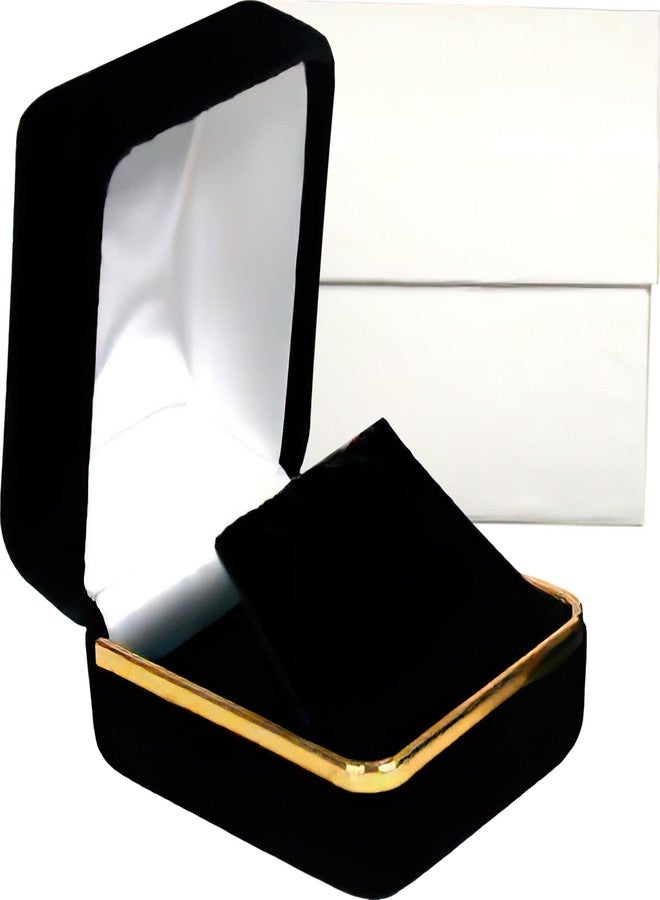 FindingKing 3 Black Velvet Earring Jewelry Gift Boxes Displays - Image 2