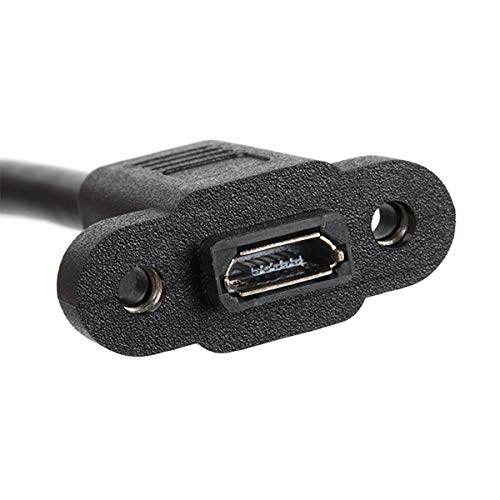 SparkFun Electronics Panel Mount USB Micro-B Extension Cable - 6" - Image 2