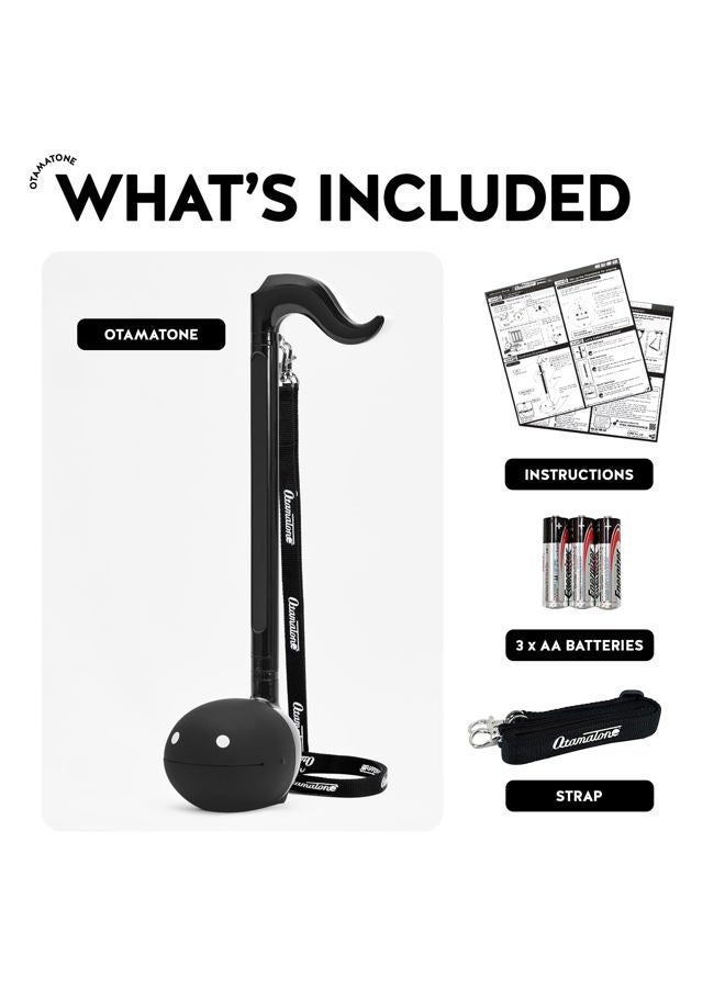 Otamatone Deluxe [English Edition] Maywa Denki Japanese Portable Synthesizer Toy Electronic Musical Instrument (Black) - Image 4