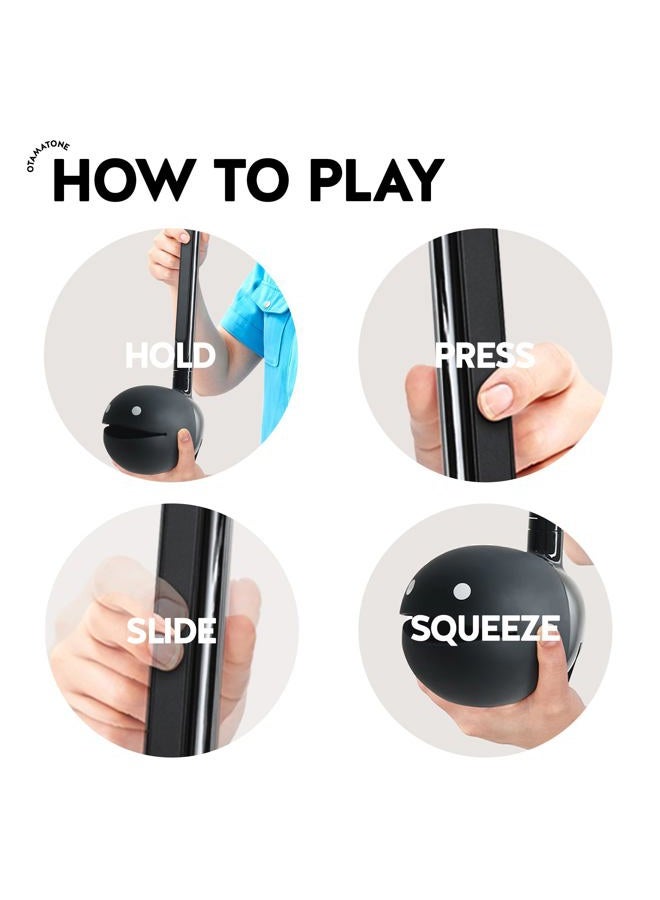 Otamatone Deluxe [English Edition] Maywa Denki Japanese Portable Synthesizer Toy Electronic Musical Instrument (Black) - Image 2
