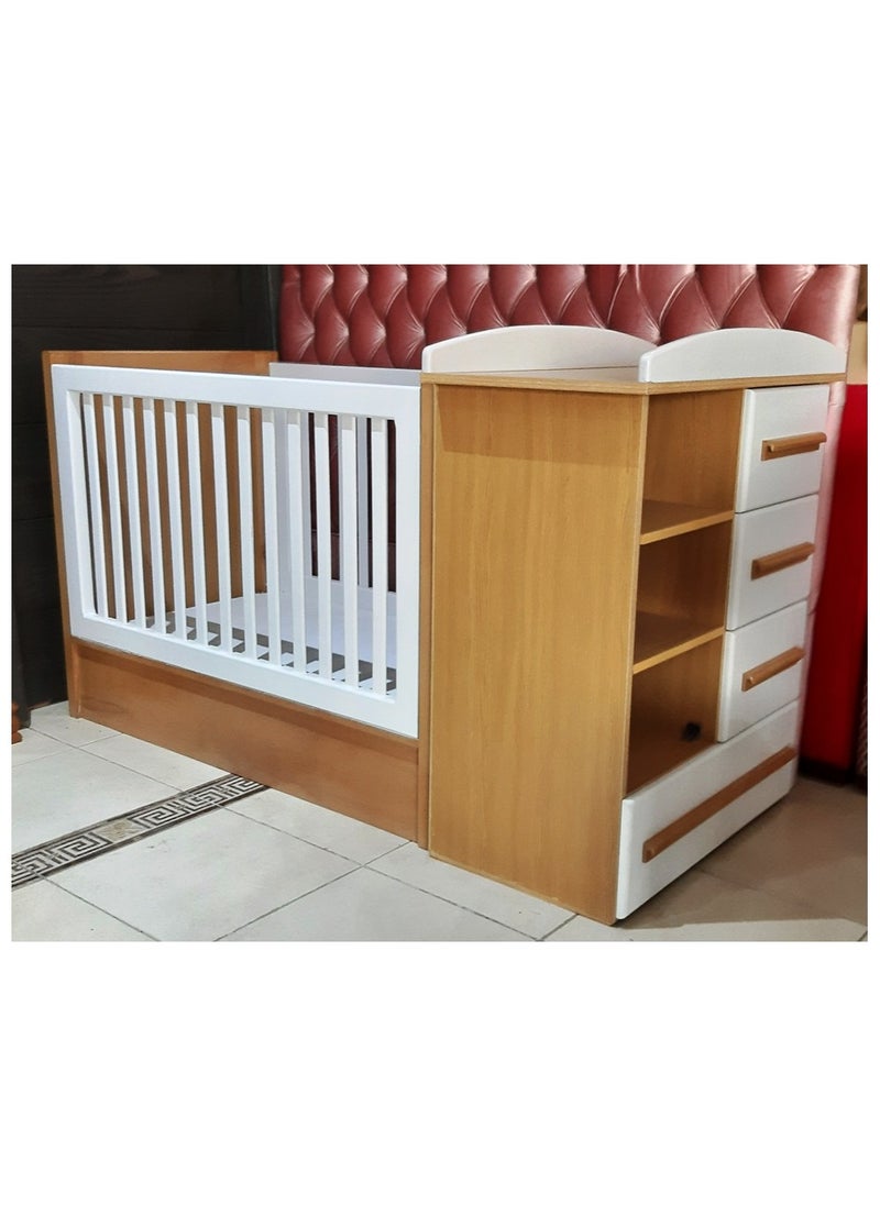 ماركة غير محددة ام فرنتشر - سرير أطفال + وحدات تغيير حفاضات  - Image 1